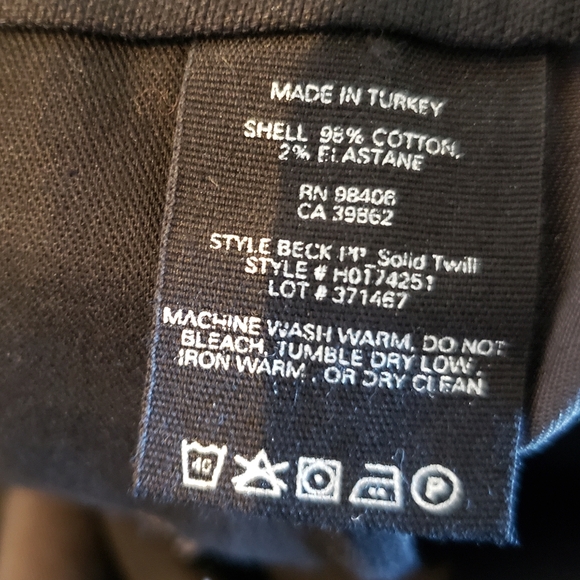 Theory Beck pp solid twill shorts in grey mens size 33 - Picture 12 of 14